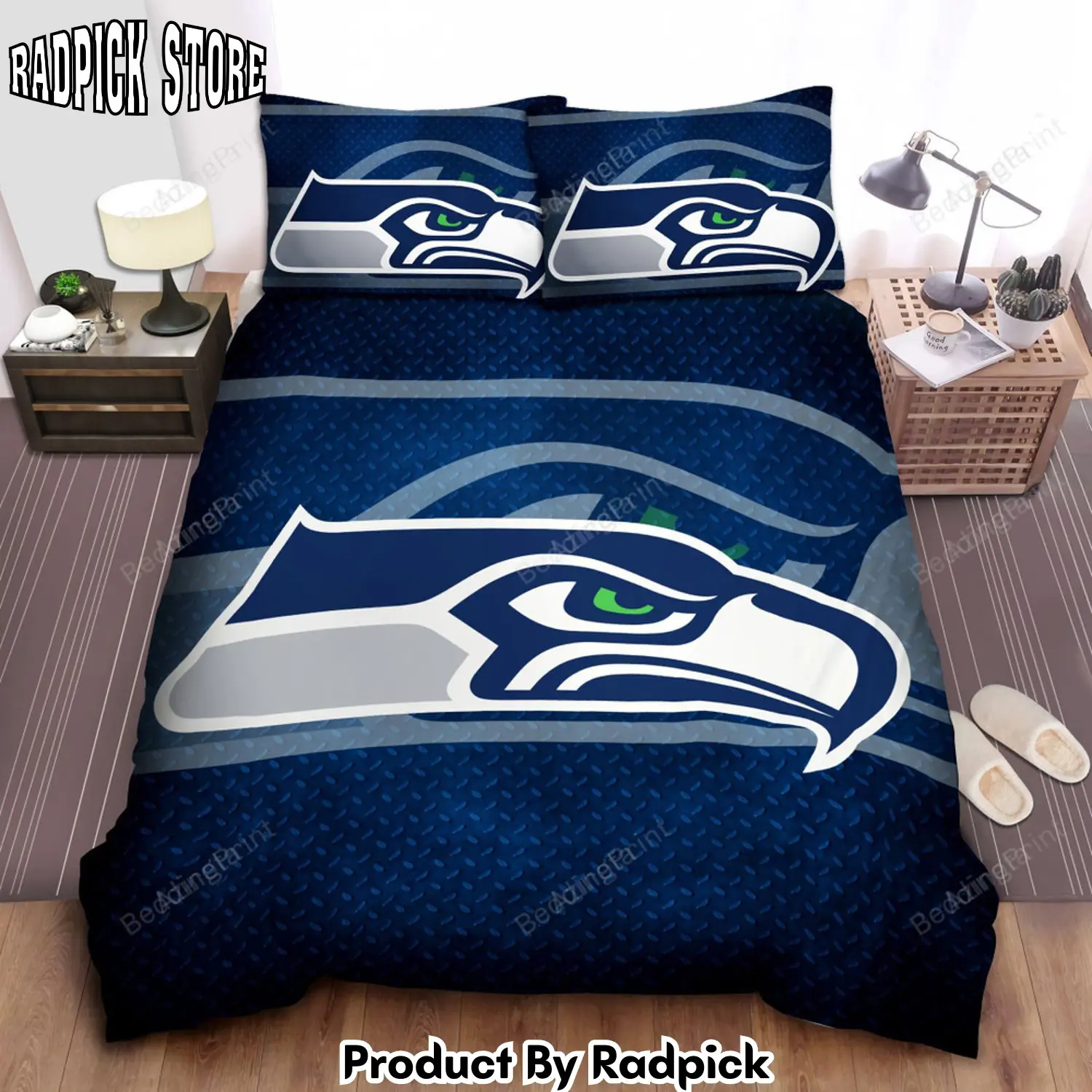 Radpick sports washington seattle seahawks bed sheet duvet cover bedding sets rp3272048